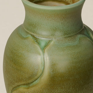 Close-up details of the one-of-a-kind vase.