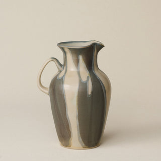 Close-up details of the one-of-a-kind pitcher.