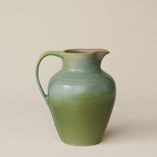 Close-up details of the one-of-a-kind pitcher.