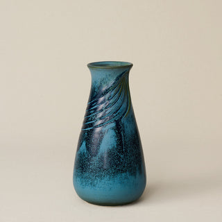 Close-up details of the one-of-a-kind vase.