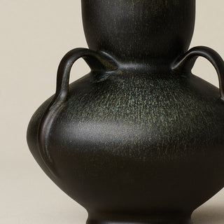 Close-up details of the one-of-a-kind vase.