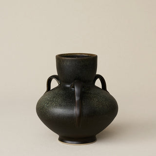 Close-up details of the one-of-a-kind vase.