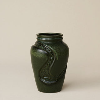 Hand-thrown and hand-glazed ceramic vase by Rookwood Pottery