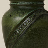 Close-up details of the one-of-a-kind vase.