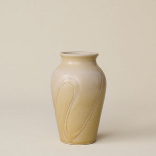 Hand-thrown and hand-glazed ceramic vase by Rookwood Pottery