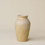 Close-up details of the one-of-a-kind vase.