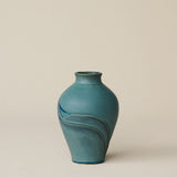 Close-up details of the one-of-a-kind vase.