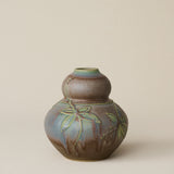 Hand-thrown and hand-glazed ceramic vase by Rookwood Pottery