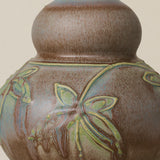 Close-up details of the one-of-a-kind vase.