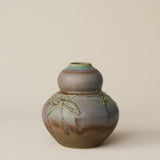 Close-up details of the one-of-a-kind vase.