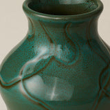 Close-up details of the one-of-a-kind vase.