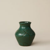 Close-up details of the one-of-a-kind vase.