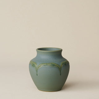 Hand-thrown and hand-glazed ceramic vase by Rookwood Pottery