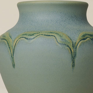 Close-up details of the one-of-a-kind vase.