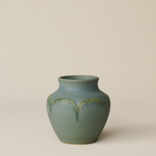 Close-up details of the one-of-a-kind vase.