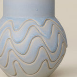 Close-up details of the one-of-a-kind vase.