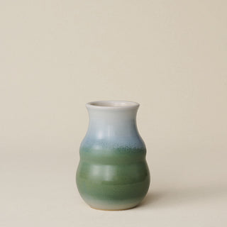 Close-up details of the one-of-a-kind vase.