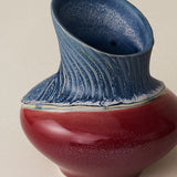 Close-up details of the one-of-a-kind vase.