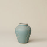 Hand-thrown and hand-glazed ceramic vase by Rookwood Pottery