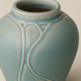Close-up details of the one-of-a-kind vase.