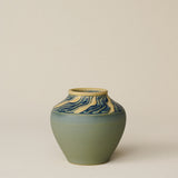 Hand-thrown and hand-glazed ceramic vase by Rookwood Pottery