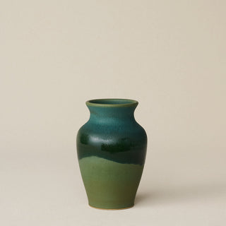 Close-up details of the one-of-a-kind vase.