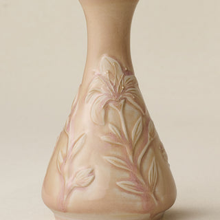 Close-up details of the one-of-a-kind vase.
