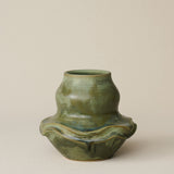 Hand-thrown and hand-glazed ceramic vase by Rookwood Pottery