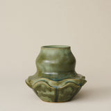 Close-up details of the one-of-a-kind vase.