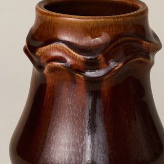 Close-up details of the one-of-a-kind vase.