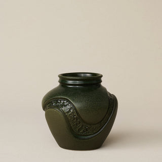 Hand-thrown and hand-glazed ceramic vase by Rookwood Pottery