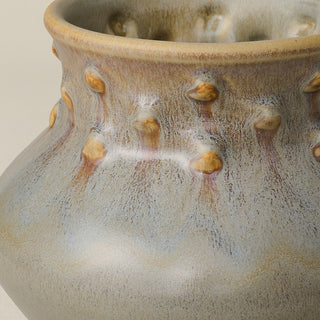 Close-up details of the one-of-a-kind vase.