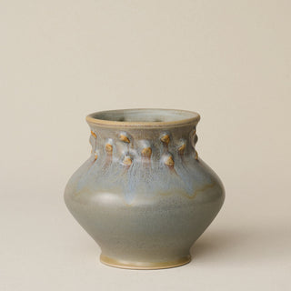 Close-up details of the one-of-a-kind vase.