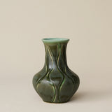 Close-up details of the one-of-a-kind vase.