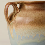 Close-up details of the one-of-a-kind vase.
