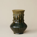 Close-up details of the one-of-a-kind vase.