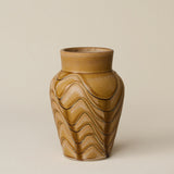 Close-up details of the one-of-a-kind vase.