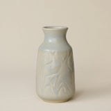 Close-up details of the one-of-a-kind vase.
