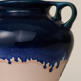Close-up details of the one-of-a-kind vase.