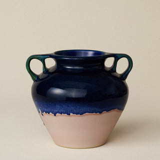 Close-up details of the one-of-a-kind vase.