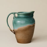 Close-up details of the one-of-a-kind pitcher.