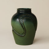 Hand-thrown and hand-glazed ceramic vase by Rookwood Pottery