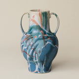 Close-up details of the one-of-a-kind vase.