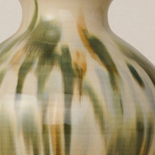 Close-up details of the one-of-a-kind vase.