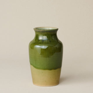 Hand-thrown and hand-glazed ceramic vase by Rookwood Pottery