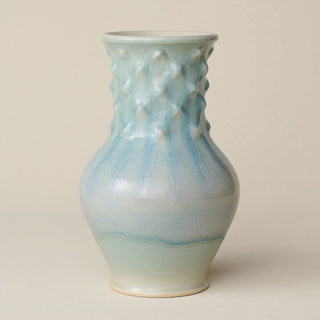 Close-up details of the one-of-a-kind vase.