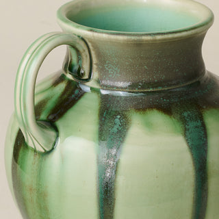 Close-up details of the one-of-a-kind vase.