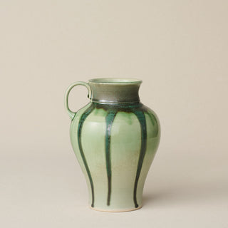 Close-up details of the one-of-a-kind vase.