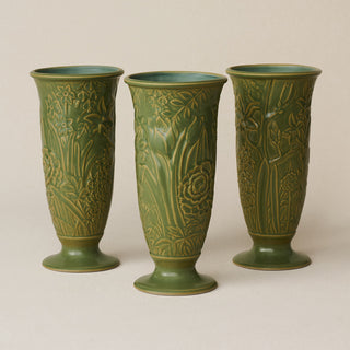 Floral Trumpet Vase, Bartlett