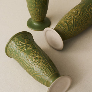 Floral Trumpet Vase, Bartlett